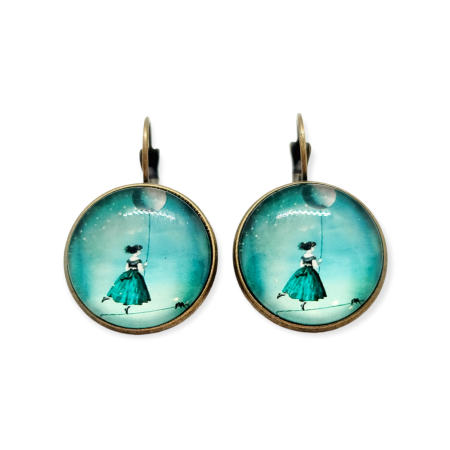 EARRINGS BRONZE GIRL2